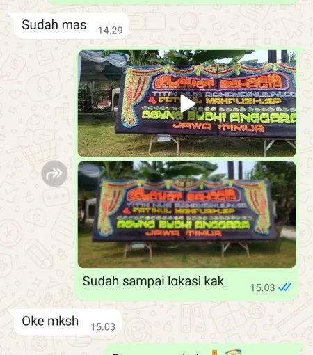 Pengiriman Papan Bunga Tpu Bekasi