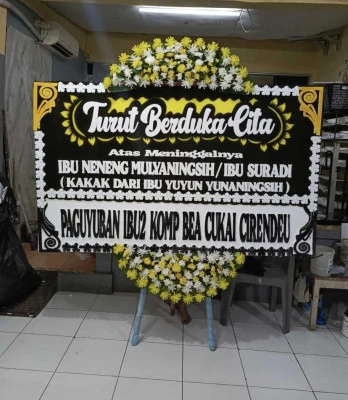 Papan Bunga di Tpu Bekasi